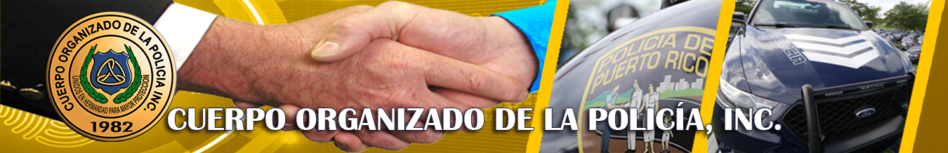 Logo del cuerpo organizado de la policia